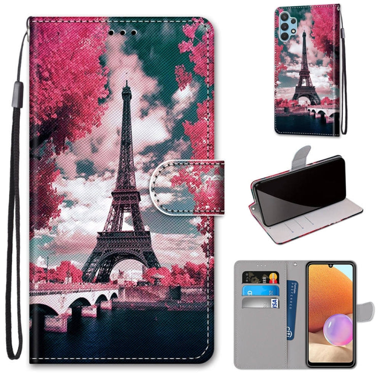 Coloured Drawing Cross Texture Horizontal Flip PU Leather Case with Holder & Card Slots & Wallet & Lanyard