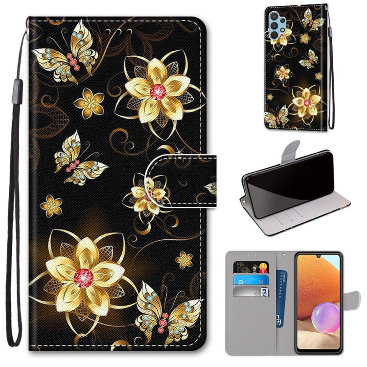 Coloured Drawing Cross Texture Horizontal Flip PU Leather Case with Holder & Card Slots & Wallet & Lanyard