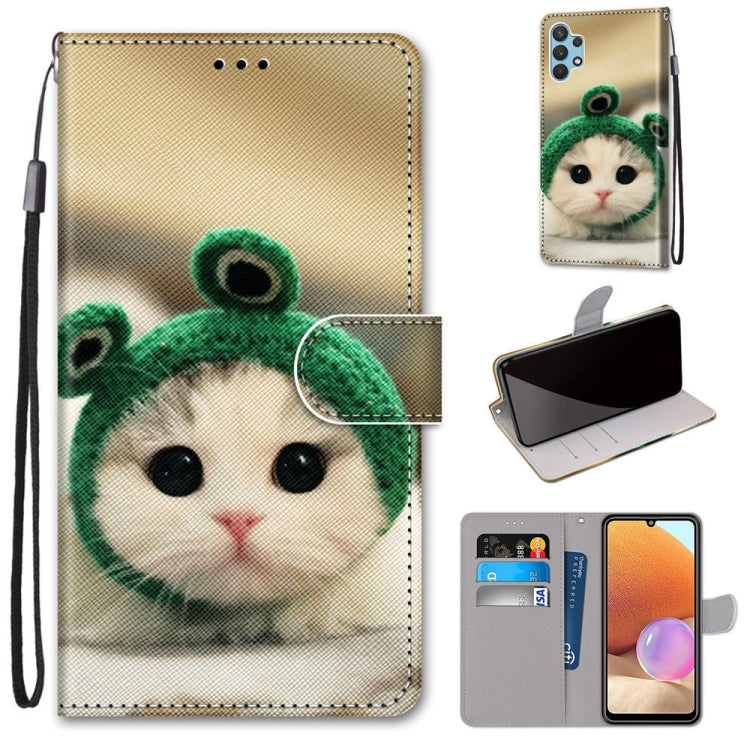 Coloured Drawing Cross Texture Horizontal Flip PU Leather Case with Holder & Card Slots & Wallet & Lanyard