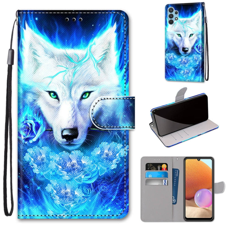 Coloured Drawing Cross Texture Horizontal Flip PU Leather Case with Holder & Card Slots & Wallet & Lanyard