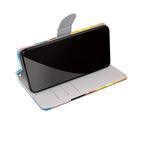 Coloured Drawing Cross Texture Horizontal Flip PU Leather Case with Holder & Card Slots & Wallet & Lanyard