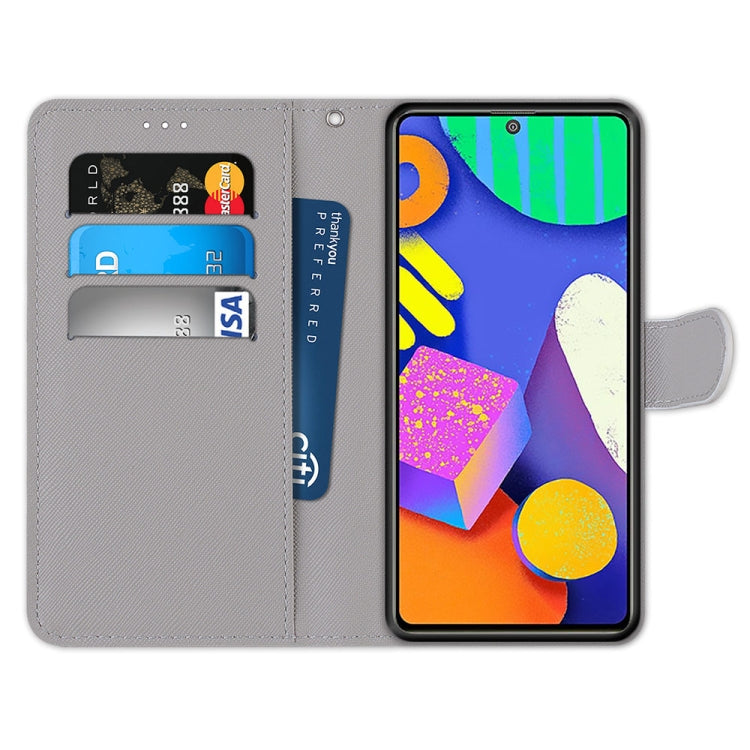 Coloured Drawing Cross Texture Horizontal Flip PU Leather Case with Holder & Card Slots & Wallet & Lanyard