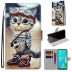 Coloured Drawing Cross Texture Horizontal Flip PU Leather Case with Holder & Card Slots & Wallet & Lanyard