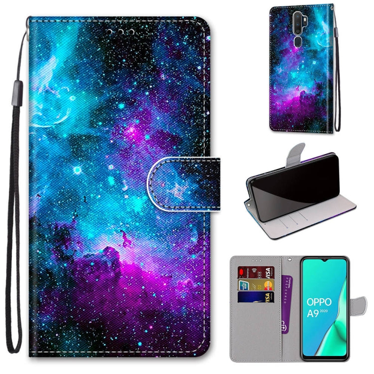 Coloured Drawing Cross Texture Horizontal Flip PU Leather Case with Holder & Card Slots & Wallet & Lanyard