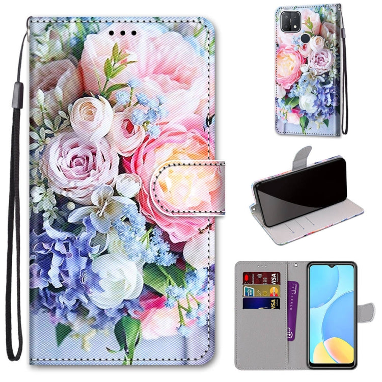 Coloured Drawing Cross Texture Horizontal Flip PU Leather Case with Holder & Card Slots & Wallet & Lanyard
