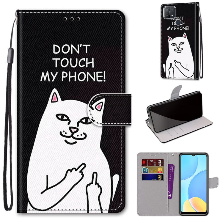 Coloured Drawing Cross Texture Horizontal Flip PU Leather Case with Holder & Card Slots & Wallet & Lanyard