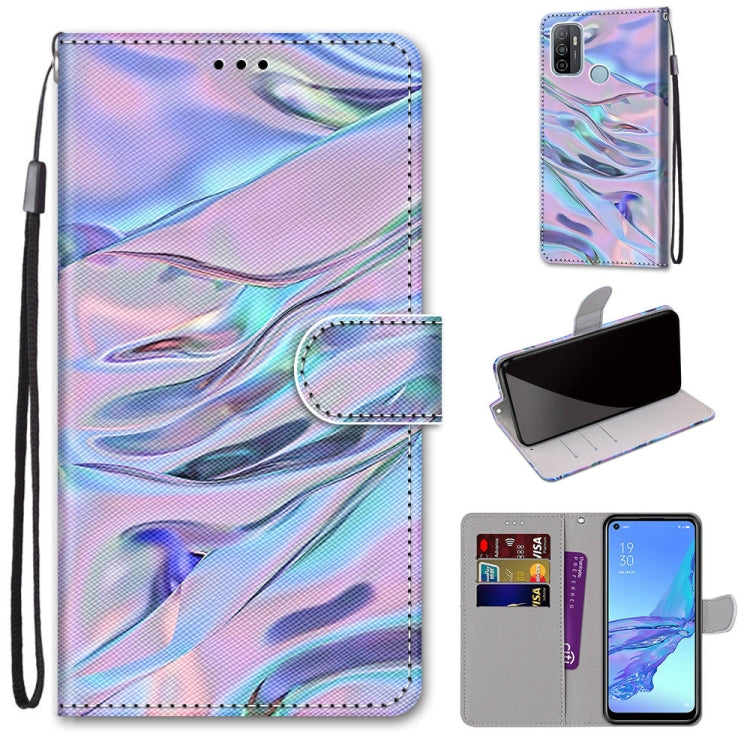 Coloured Drawing Cross Texture Horizontal Flip PU Leather Case with Holder & Card Slots & Wallet & Lanyard