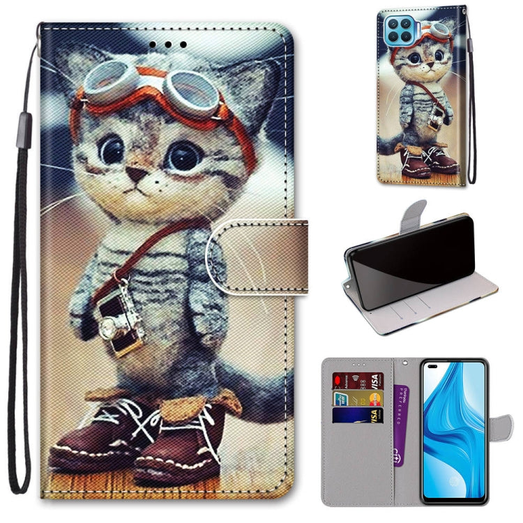 Coloured Drawing Cross Texture Horizontal Flip PU Leather Case with Holder & Card Slots & Wallet & Lanyard