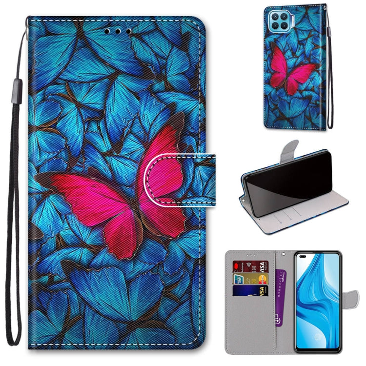 Coloured Drawing Cross Texture Horizontal Flip PU Leather Case with Holder & Card Slots & Wallet & Lanyard — Light Pink Bouquet