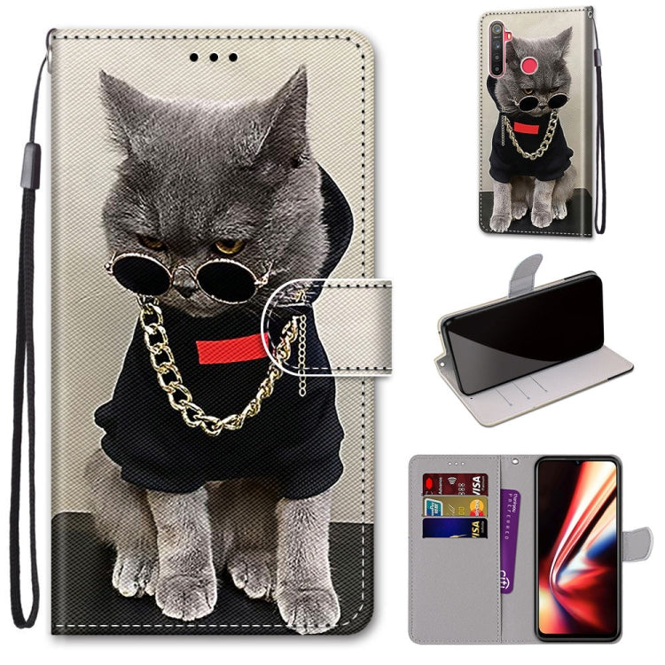 Coloured Drawing Cross Texture Horizontal Flip PU Leather Case with Holder & Card Slots & Wallet & Lanyard — view 35