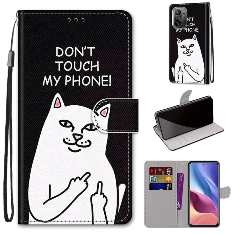 Coloured Drawing Cross Texture Horizontal Flip PU Leather Case with Holder & Card Slots & Wallet & Lanyard