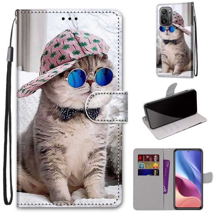 Coloured Drawing Cross Texture Horizontal Flip PU Leather Case with Holder & Card Slots & Wallet & Lanyard