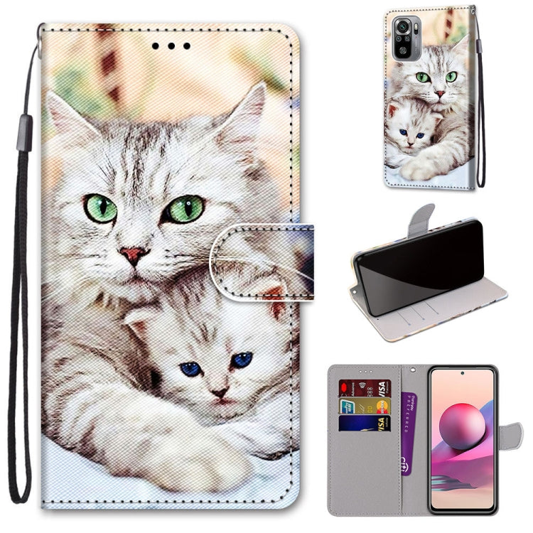 Coloured Drawing Cross Texture Horizontal Flip PU Leather Case with Holder & Card Slots & Wallet & Lanyard