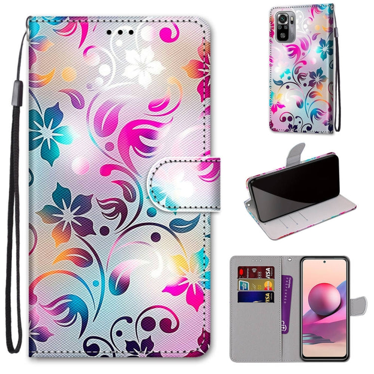 Coloured Drawing Cross Texture Horizontal Flip PU Leather Case with Holder & Card Slots & Wallet & Lanyard