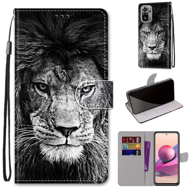Coloured Drawing Cross Texture Horizontal Flip PU Leather Case with Holder & Card Slots & Wallet & Lanyard