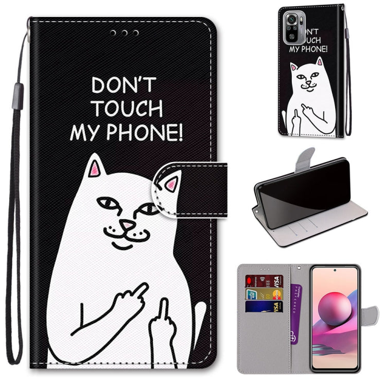 Coloured Drawing Cross Texture Horizontal Flip PU Leather Case with Holder & Card Slots & Wallet & Lanyard