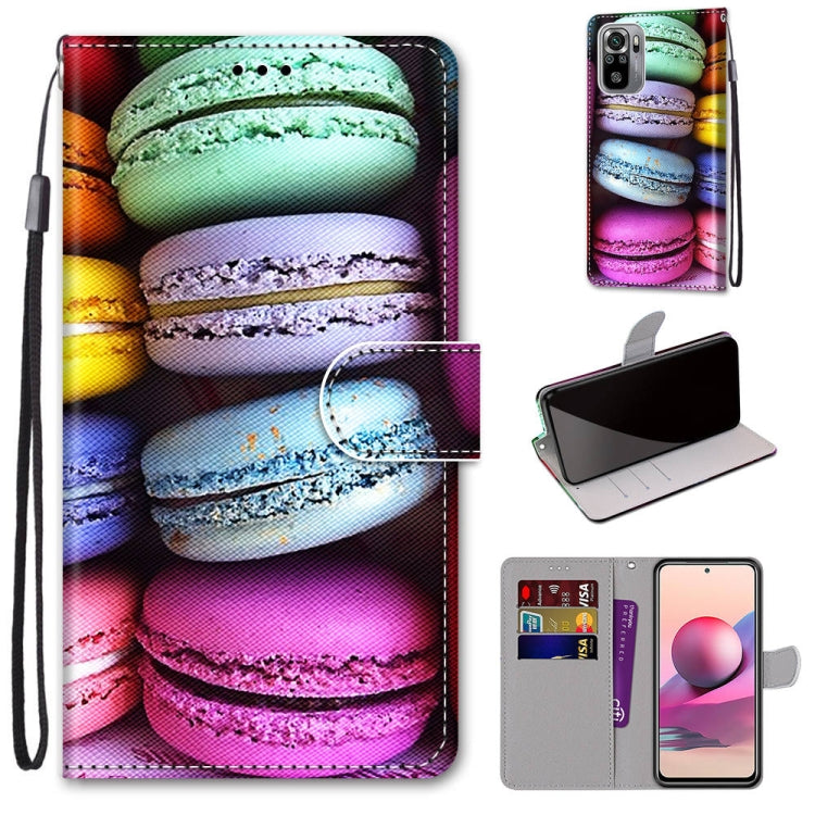 Coloured Drawing Cross Texture Horizontal Flip PU Leather Case with Holder & Card Slots & Wallet & Lanyard