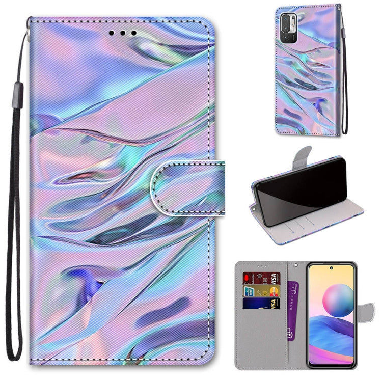 Coloured Drawing Cross Texture Horizontal Flip PU Leather Case with Holder & Card Slots & Wallet & Lanyard