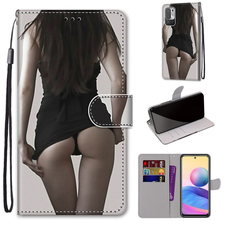 Coloured Drawing Cross Texture Horizontal Flip PU Leather Case with Holder & Card Slots & Wallet & Lanyard