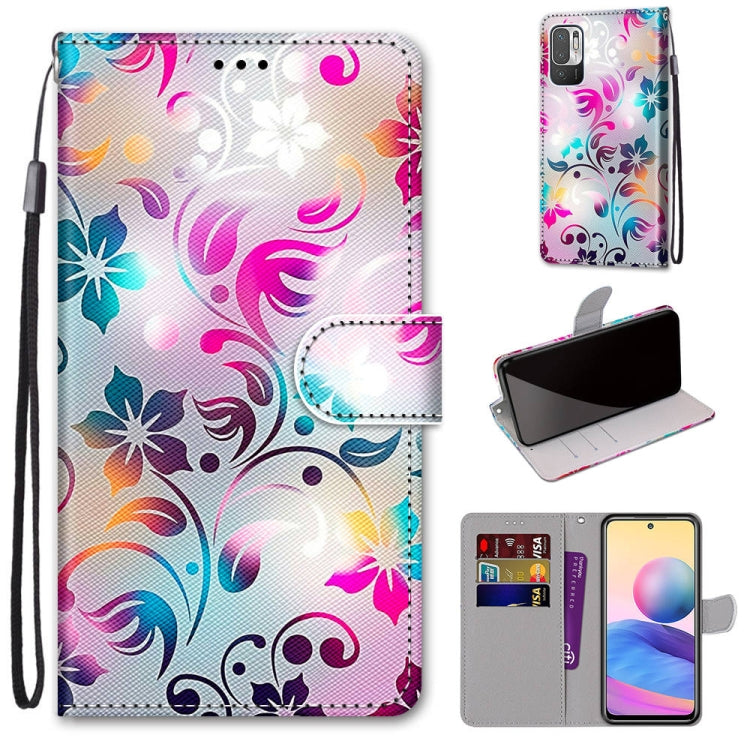 Coloured Drawing Cross Texture Horizontal Flip PU Leather Case with Holder & Card Slots & Wallet & Lanyard
