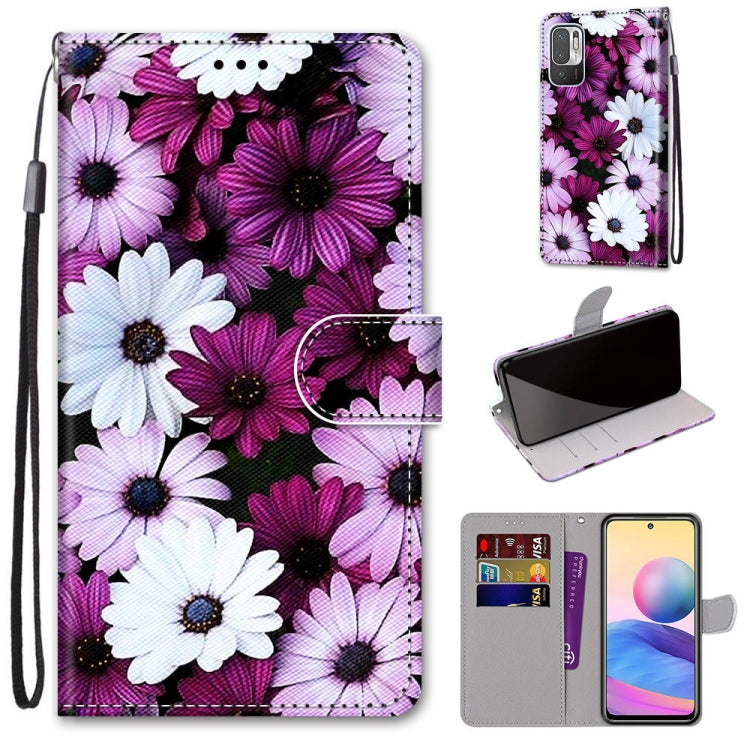 Coloured Drawing Cross Texture Horizontal Flip PU Leather Case with Holder & Card Slots & Wallet & Lanyard