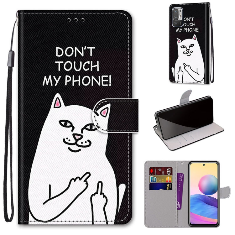 Coloured Drawing Cross Texture Horizontal Flip PU Leather Case with Holder & Card Slots & Wallet & Lanyard
