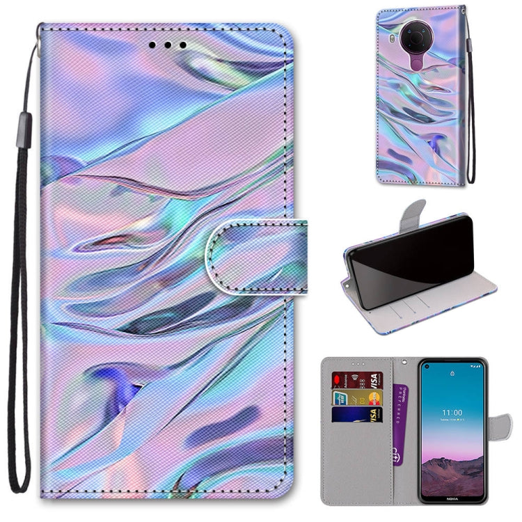 Coloured Drawing Cross Texture Horizontal Flip PU Leather Case with Holder & Card Slots & Wallet & Lanyard