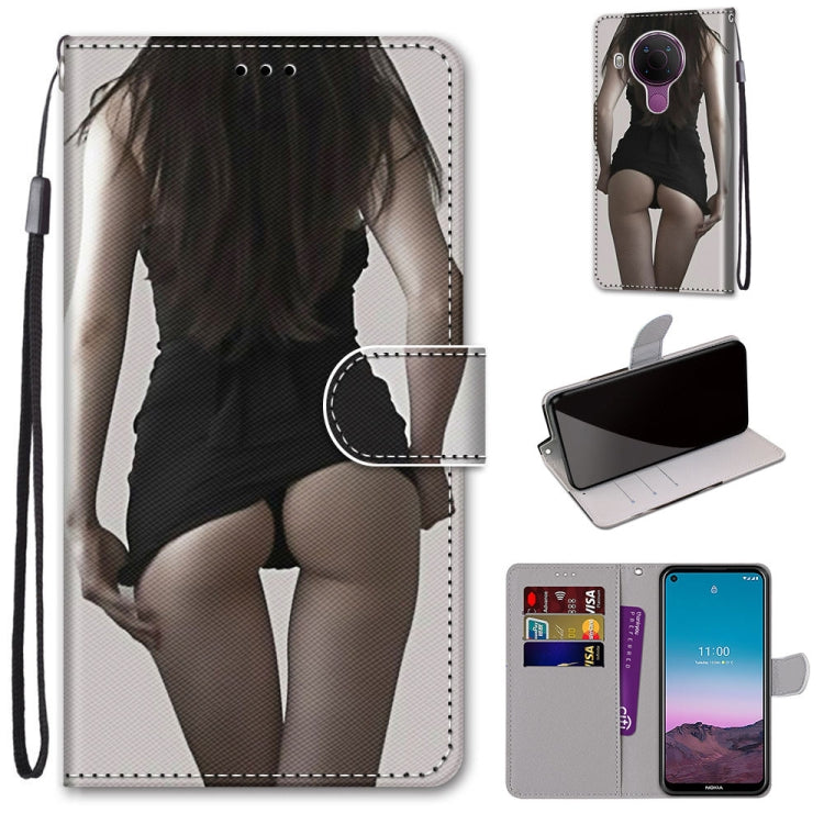 Coloured Drawing Cross Texture Horizontal Flip PU Leather Case with Holder & Card Slots & Wallet & Lanyard