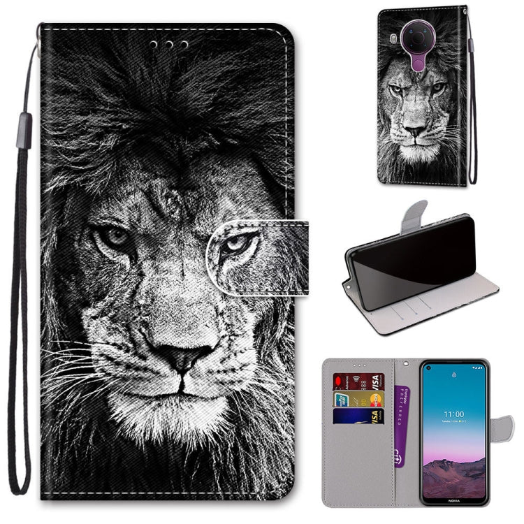 Coloured Drawing Cross Texture Horizontal Flip PU Leather Case with Holder & Card Slots & Wallet & Lanyard