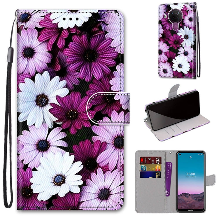 Coloured Drawing Cross Texture Horizontal Flip PU Leather Case with Holder & Card Slots & Wallet & Lanyard