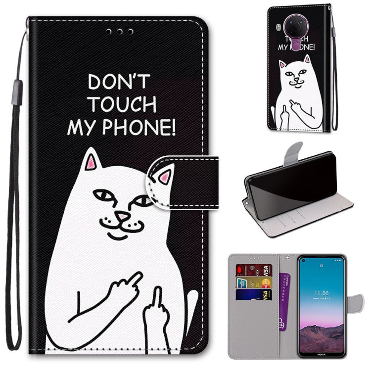 Coloured Drawing Cross Texture Horizontal Flip PU Leather Case with Holder & Card Slots & Wallet & Lanyard