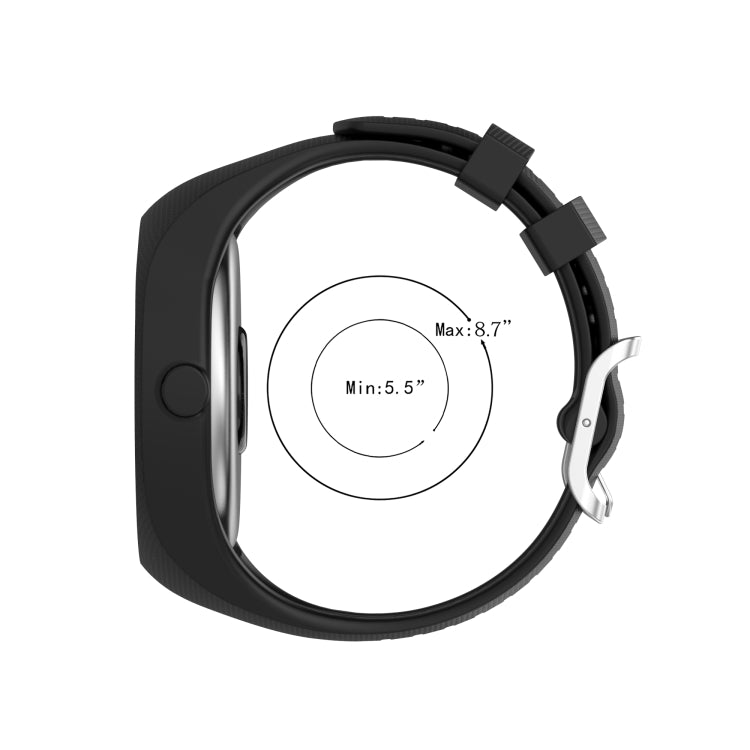 Texture Silicone Replacement Strap Watchband, One Size