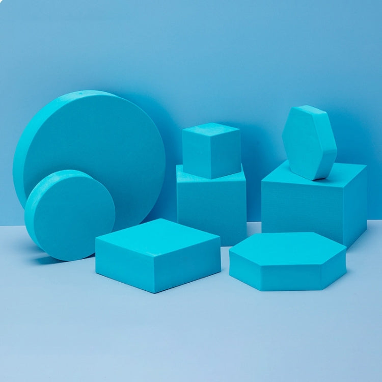 8 in 1 Different Sizes Geometric Cube Solid Color Photography Photo Background Table Shooting Foam Props — Red