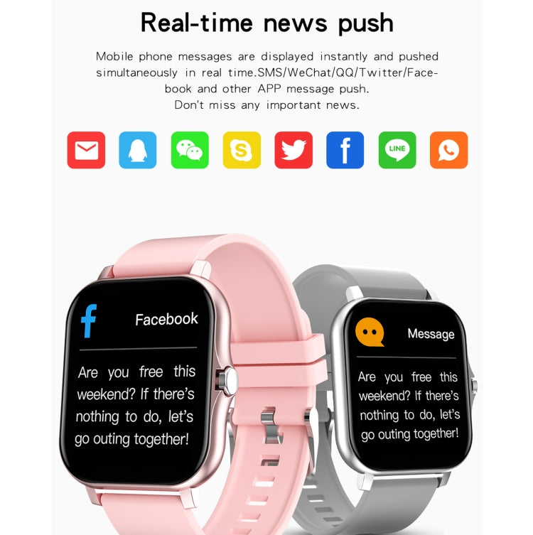 GY13 1.69 inch TFT Screen IP67 Waterproof Smart Watch, Support Music Control / Bluetooth Call / Heart Rate Monitoring / Blood Pressure Monitoring