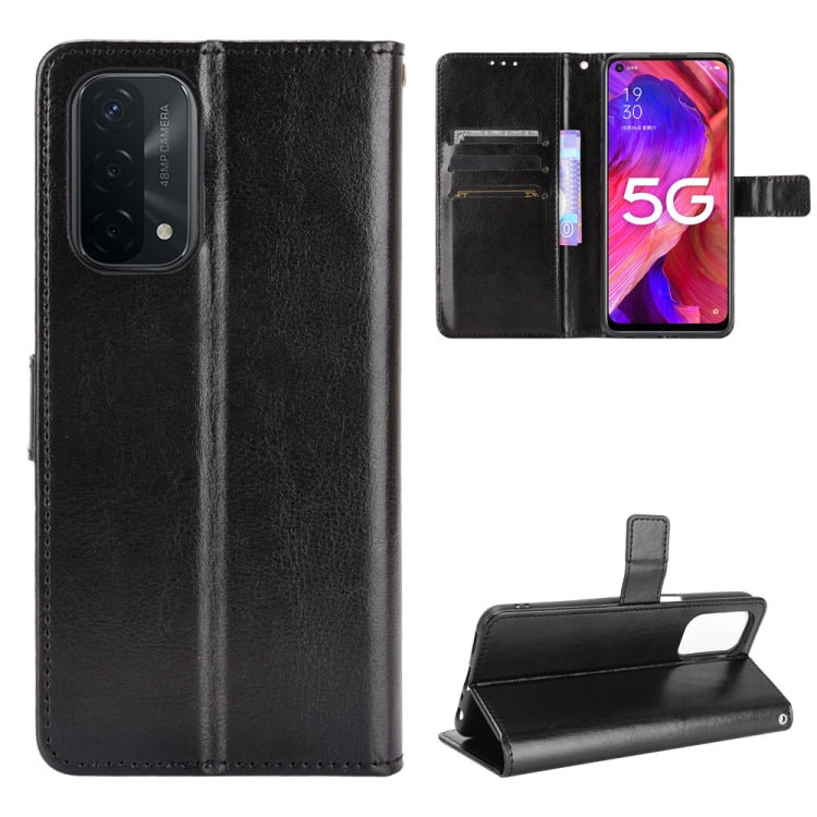 Crazy Horse Texture Horizontal Flip Leather Case with Holder & Card Slots & Lanyard