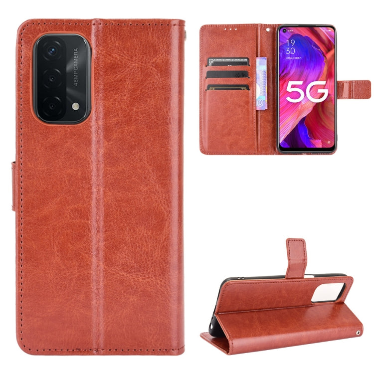 Crazy Horse Texture Horizontal Flip Leather Case with Holder & Card Slots & Lanyard