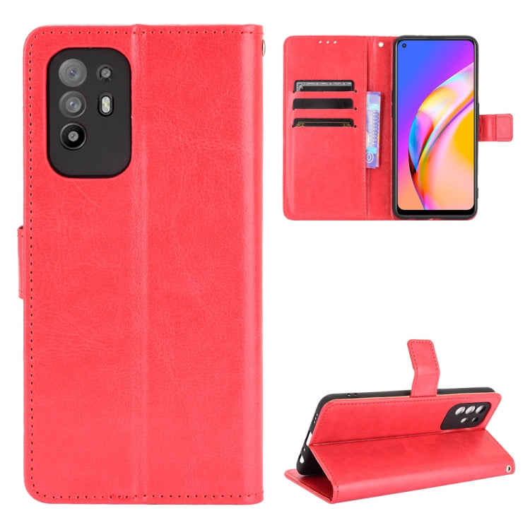 Crazy Horse Texture Horizontal Flip Leather Case with Holder & Card Slots & Lanyard