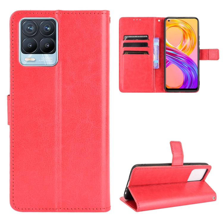 Crazy Horse Texture Horizontal Flip Leather Case with Holder & Card Slots & Lanyard