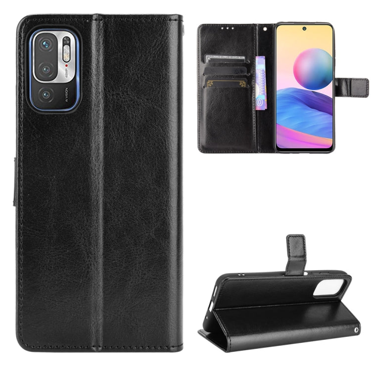 Crazy Horse Texture Horizontal Flip Leather Case with Holder & Card Slots & Lanyard