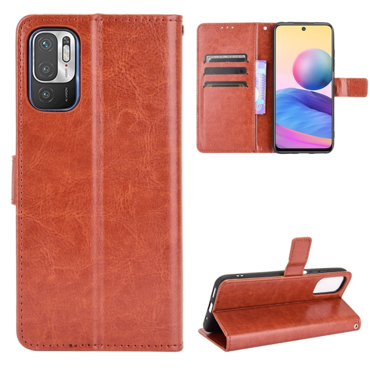 Crazy Horse Texture Horizontal Flip Leather Case with Holder & Card Slots & Lanyard
