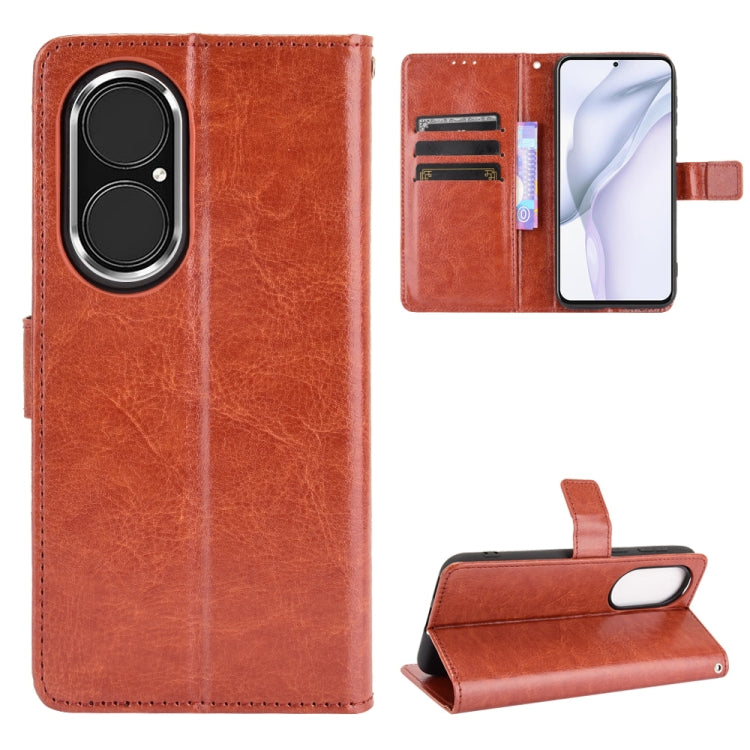 Crazy Horse Texture Horizontal Flip Leather Case with Holder & Card Slots & Lanyard