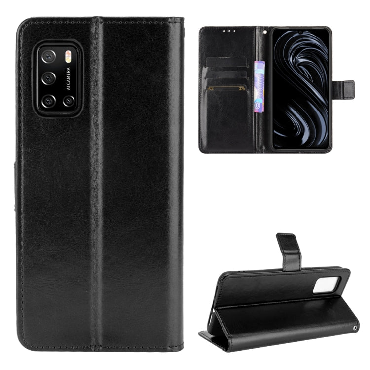 Crazy Horse Texture Horizontal Flip Leather Case with Holder & Card Slots & Lanyard