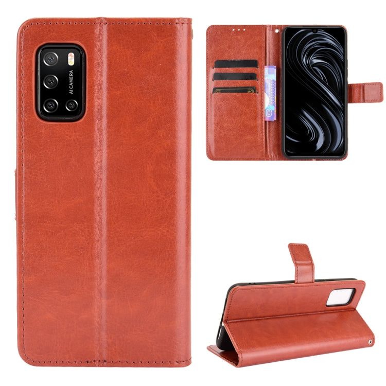 Crazy Horse Texture Horizontal Flip Leather Case with Holder & Card Slots & Lanyard