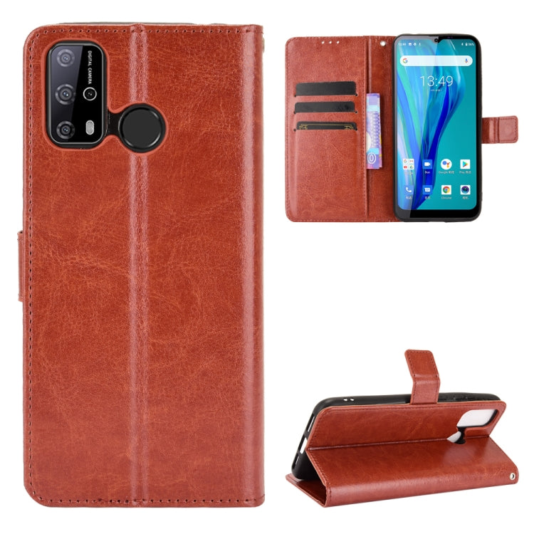 Crazy Horse Texture Horizontal Flip Leather Case with Holder & Card Slots & Lanyard