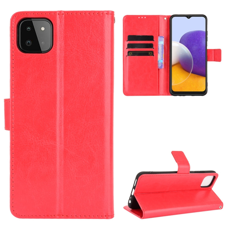 Crazy Horse Texture Horizontal Flip Leather Case with Holder & Card Slots & Lanyard