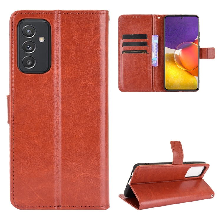 Crazy Horse Texture Horizontal Flip Leather Case with Holder & Card Slots & Lanyard