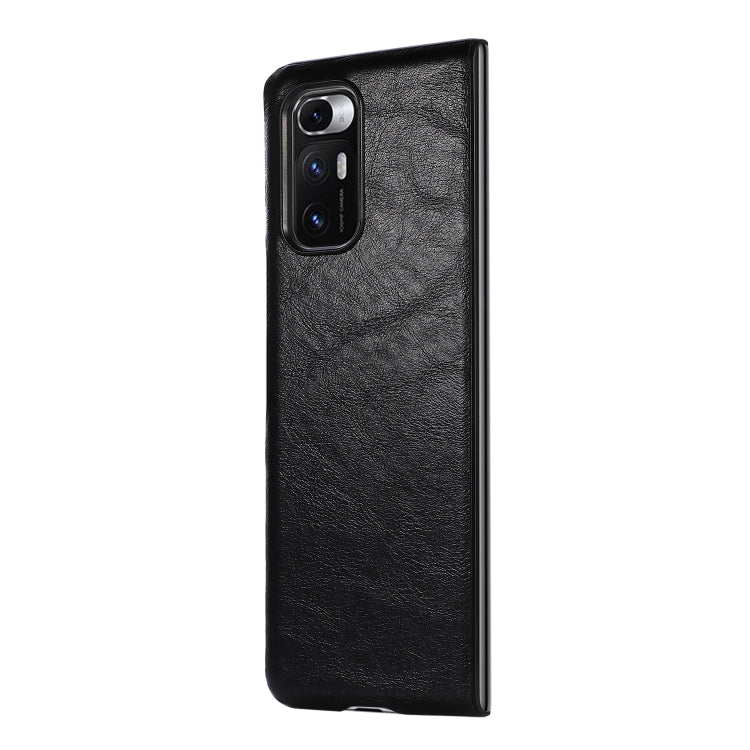 For Xiaomi Mi Mix Fold Two-color Crazy Horse Texture Leather Protective Case