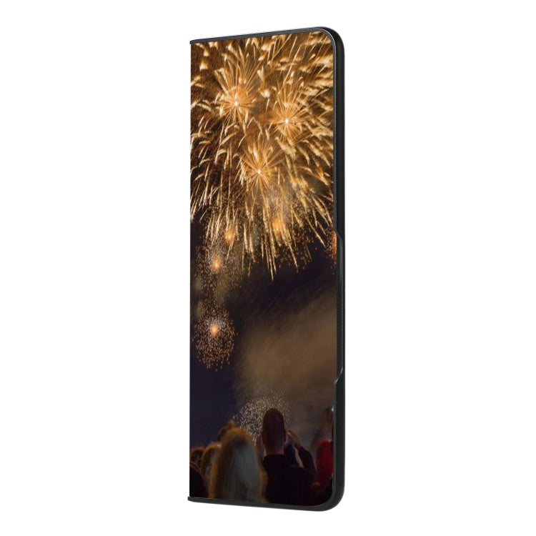 For Xiaomi Mi Mix Fold Two-color Lychee Texture Leather Protective Case
