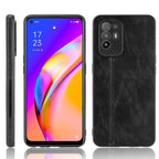 Shockproof Sewing Cow Skin Texture PC + PU + TPU Case
