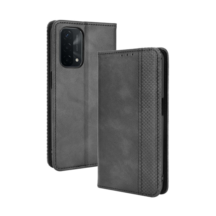 Magnetic Buckle Retro Crazy Horse Texture Horizontal Flip Leather Case with Holder & Card Slots & Photo Frame